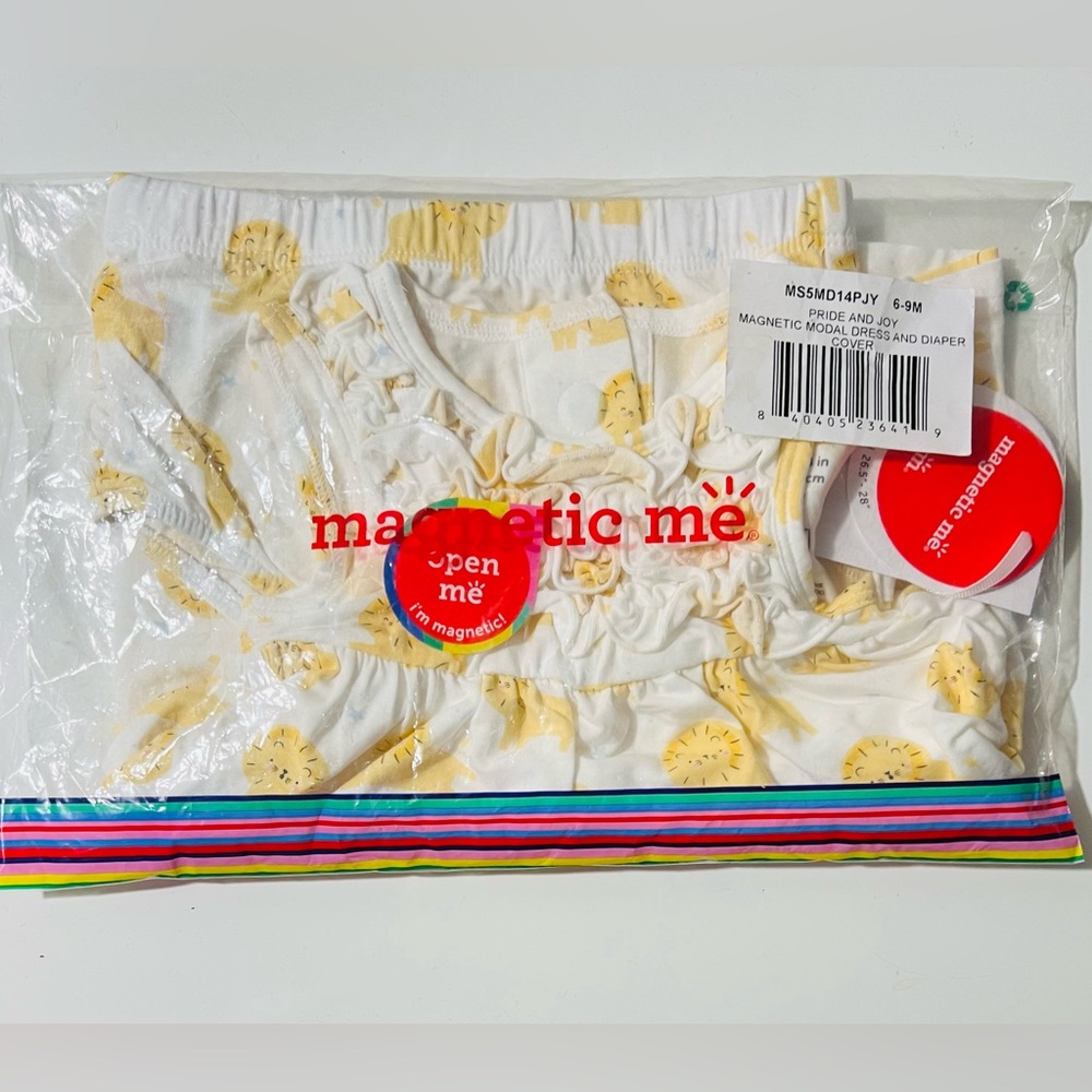 Magnetic Me Pride & Joy Modal Dress & Diaper Cover -6/9 Months